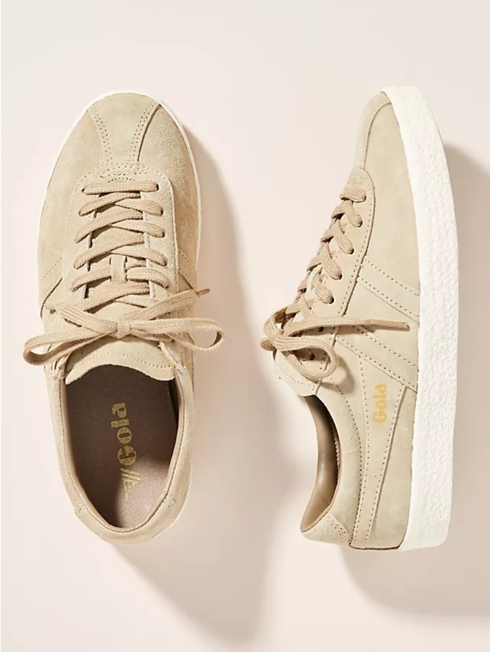 GOLA • Taupe Suede Lifestyle Sport Trainers Sneakers